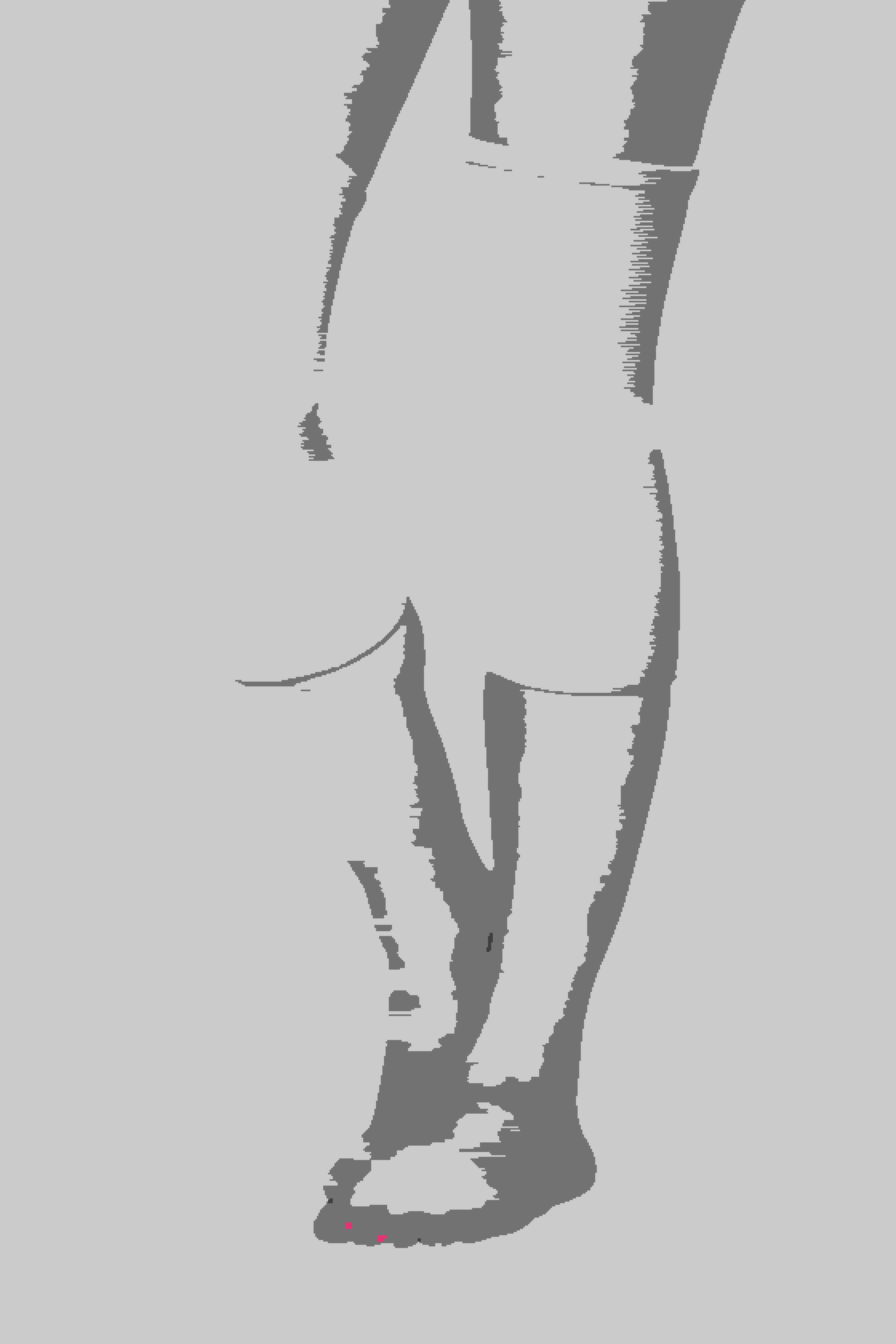 Tubular Knee Suppot stand Beige